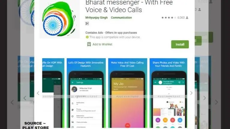 what is the bharat messenger app