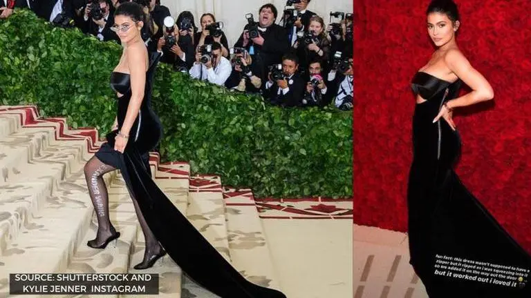 Kylie Jenner reveals the zipper in her 2018 Met Gala dress was added after she ripped it kylie jenner