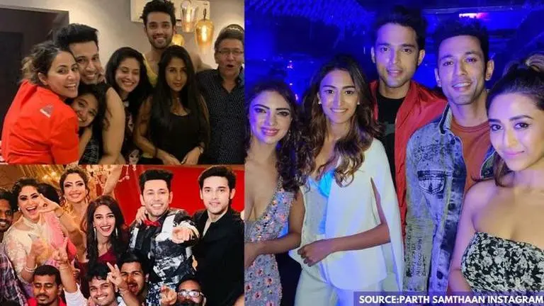 Parth Samthaan's camaraderie with his reel-life family is truly unmissable, see pics Parth Samthaan