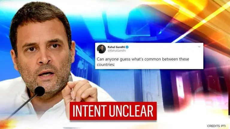 Rahul Gandhi posts open-ended quiz asking 'guess what's common in these'; intent unclear Rahul Gandhi