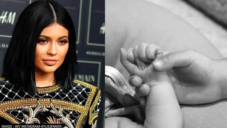 Kylie Jenner reveals her baby boy's name with Travis Scott; shares adorable pics Kylie Jenner announces son's name