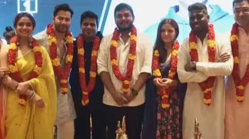 VD18: Atlee Shares Glimpse Of Muhurat Pooja Featuring Varun Dhawan ...