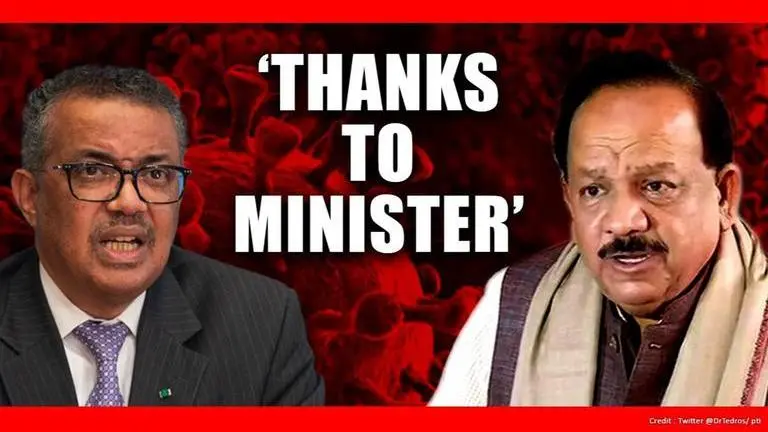 WHO deploys India's polio-fighting team to battle Covid globally; thanks Dr Harsh Vardhan WHO chief