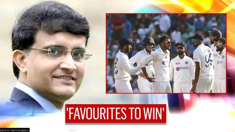 Sourav Ganguly throws weight behind Men in Blue, says 'India favourites to win' at Motera Sourav Ganguly