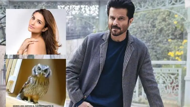 An Owl dances to the beats of Anil Kapoor's '1 2 ka 4'; Parineeti and Aparshakti adore it Anil Kapoor