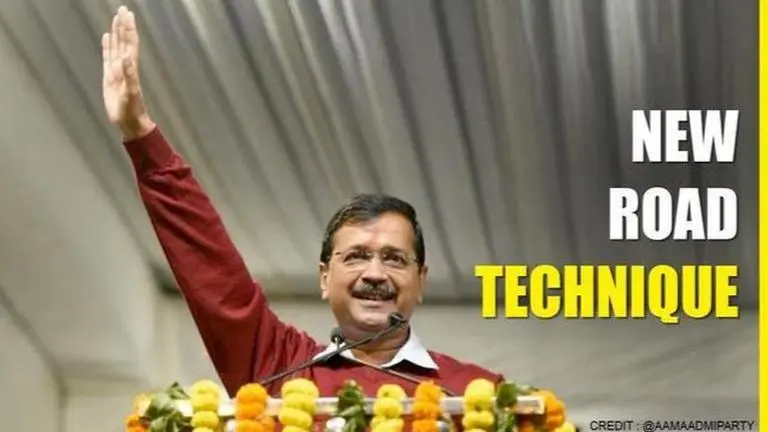 Delhi CM Arvind Kejriwal shares new technique for road construction Delhi