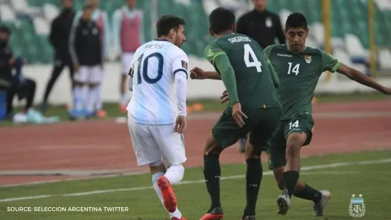 Lionel Messi seen 'abusing' Bolivia players as things heated up after WC qualifier lionel messi