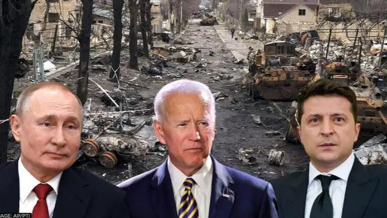 Joe Biden accuses Putin of trying to break EU & NATO; asks Congress to pass Ukraine aid Joe Biden