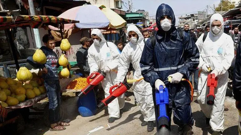 Anti-virus murals symbolise Gaza's hope for 2021 Anti-virus murals symbolise Gaza's hope for 2021