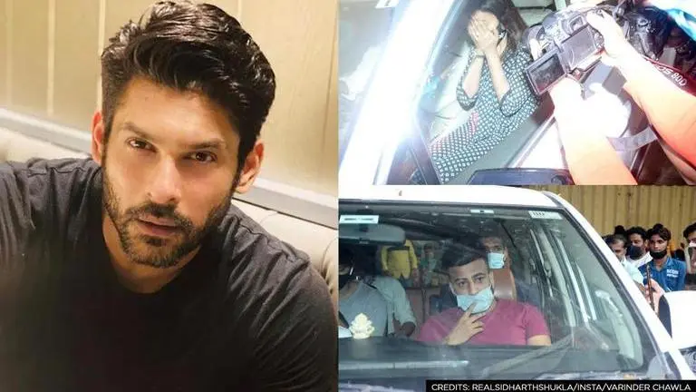 Sidharth Shukla's death: Shehnaaz Gill's brother, Gauahar Khan arrive at actor's residence Sidharth Shukla