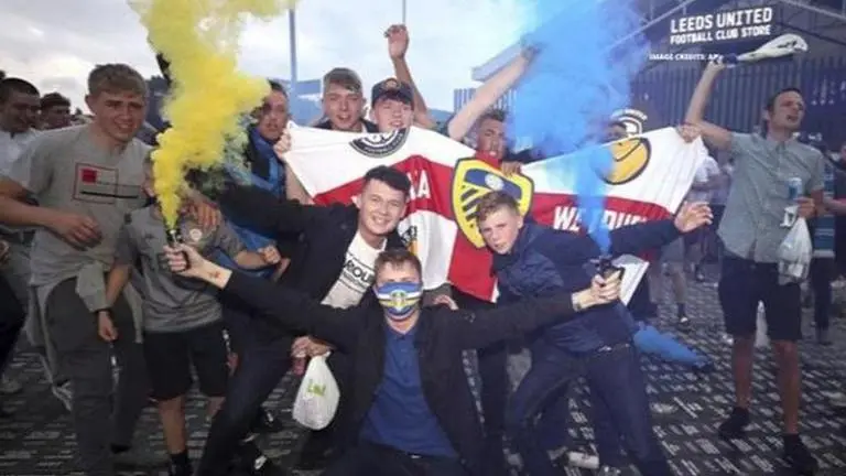 Leeds United get promoted to the Premier League after 16 long years, fans go WILD leeds united