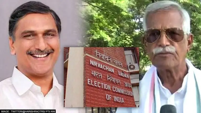 Telangana minister skipping duties for Huzurabad poll campaign? Congress complains to EC Congress