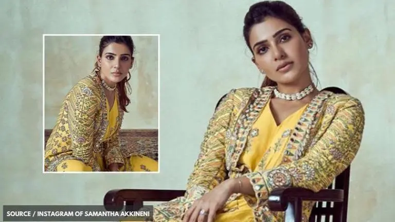Rana Daggubati & Miheeka Bajaj's haldi ceremony: Samantha Akkineni sparkles in yellow Rana Daggubati
