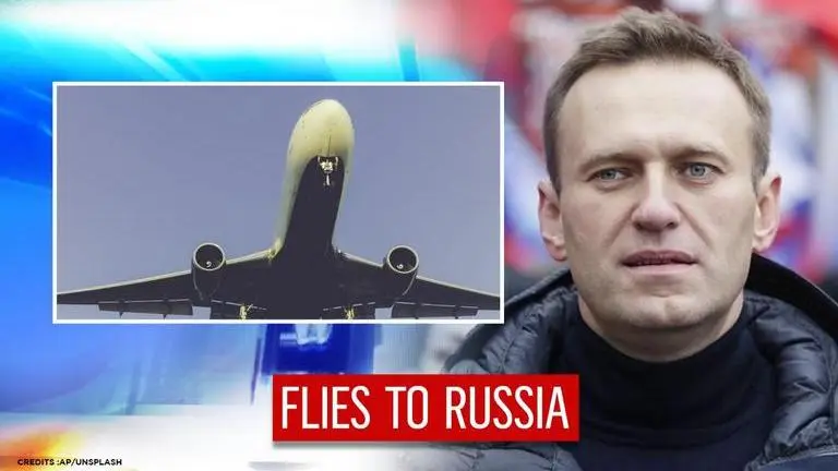 Navalny flies back 'home' to Russia despite arrest threats from prison service Navalny