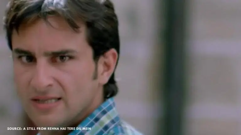 Saif Ali Khan's best moments from the film 'Rehnaa Hai Terre Dil Mein' Saif Ali Khan