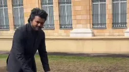 Thalapathy Vijay Rides A Scooter On GOAT Set In Russia, Video Goes Viral Vijay on GOAT set in Russia