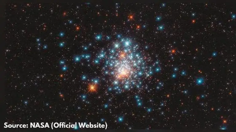 NASA's Hubble snaps pictures of stars orbiting closely to one another like swarm of bees nasa