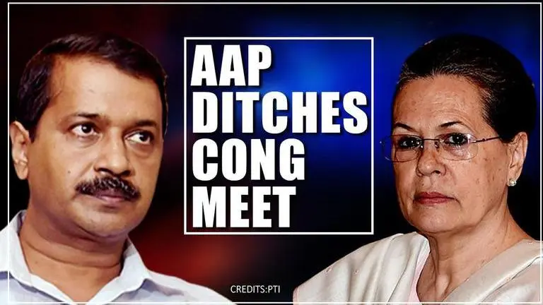 Kejriwal snubs Sonia: AAP follows Mamata & Mayawati, skips Cong's 'all-Opposition' meeting AAP