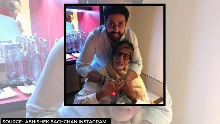 Abhishek Bachchan gives glimpse of Amitabh Bachchan's childhood with throwback pic Abhishek Bachchan