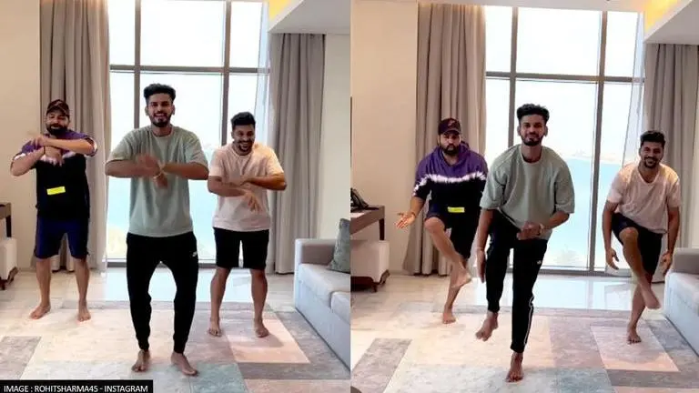 Rohit Sharma, Shardul Thakur, Shreyas Iyer show incredible dance moves in new video; WATCH Rohit Sharma and Shreyas Iyer