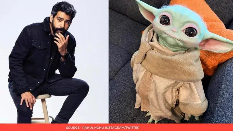 Rahul Kohli gets a free Baby Yoda toy, writes 'Ezra doesn't pay for Star Wars merch bruv' rahul kohli