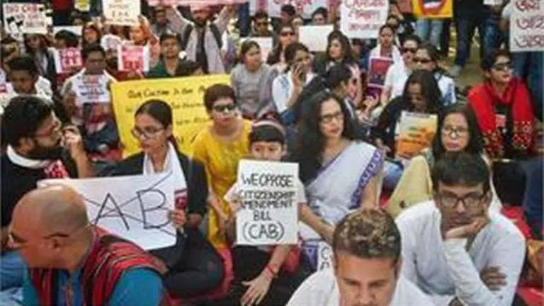 CAA: 400 people from Assam, North Eastern states stage protest Protest