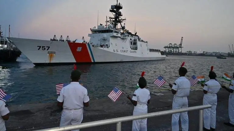 India-US mark 'trusted partnership' as Coast Guard Ship 'Midgett' arrives in Chennai Chennai