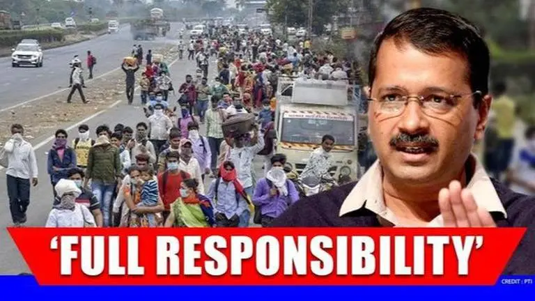 'Under no circumstances will they be left in a lurch': Kejriwal on migrants stuck in Delhi Arvind Kejriwal