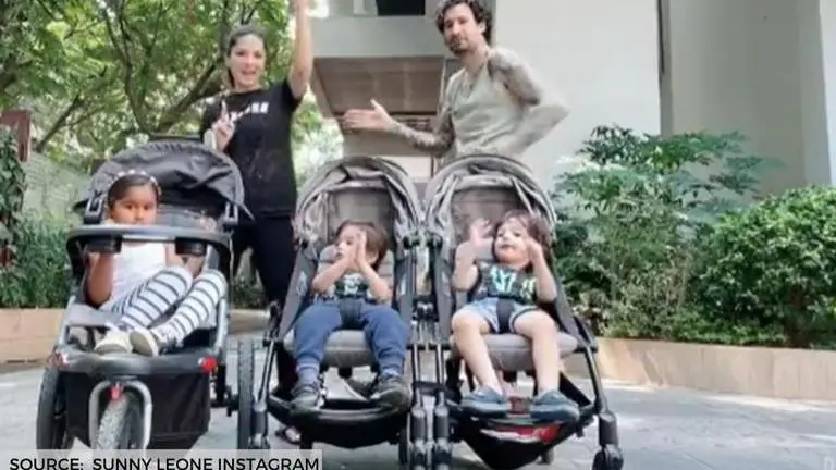 Sunny Leone and husband Daniel Weber have a quirky way to entertain their kids, watch sunny leone