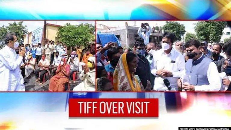 'CM Uddhav stepped out for 1st time': Fadnavis slams MVA's response to torrential rains Fadnavis