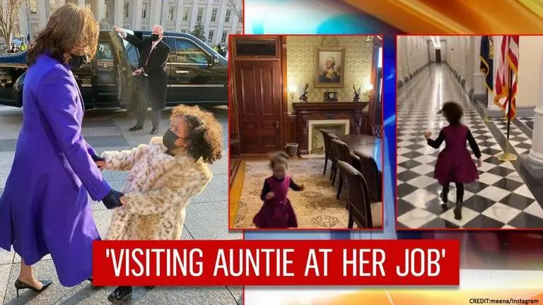 'Visiting Auntie': Kamala Harris' niece shares wholesome video of daughter at White House Kamala Harris