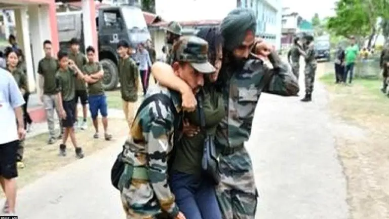 Manipur: Assam Rifles, Army work to restore peace in violence-hit areas, 13,000 rescued Indian Army