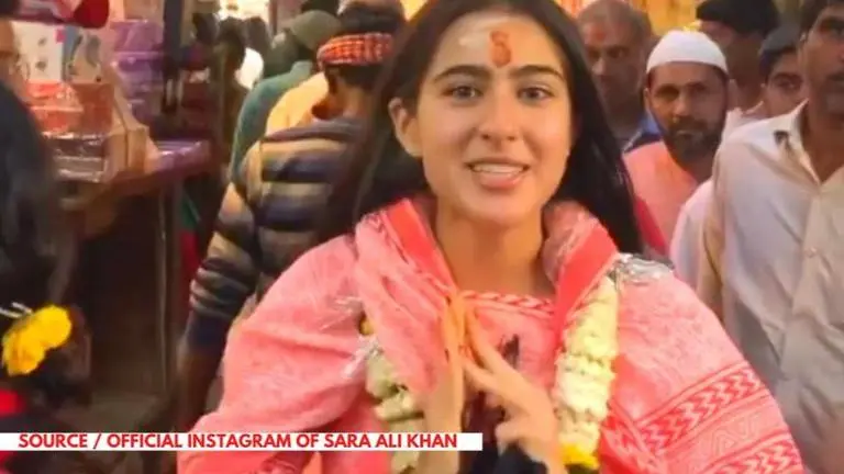 Times when Sara Ali Khan showcased her trademark 'Namaste' greeting sara ali khan