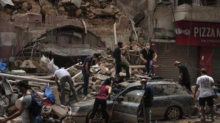 UN rescue team assists Beirut recovery operations