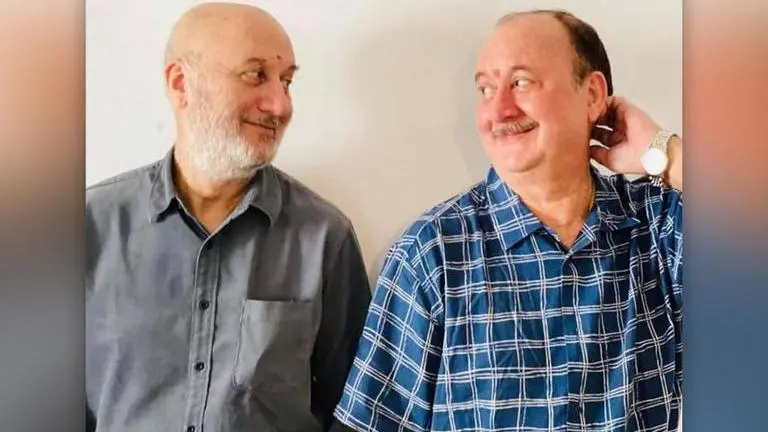 Anupam Kher pens sweet note for brother Raju on his birthday; shares some unseen photos Anupam Kher