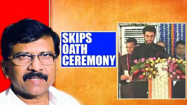 Brother not made Maharashtra minister, Sanjay Raut skips Aaditya & Ajit Pawar's oathtaking Sanjay Raut