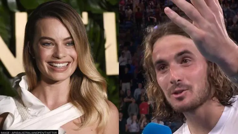 Australian Open: Crowd goes insane as Tsitsipas makes the 'Margot Robbie' admission; WATCH Australian Open