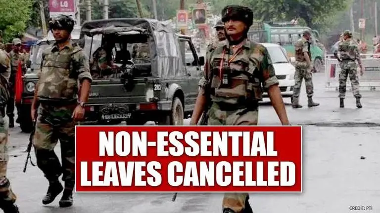 COVID-19: Government cancels all non-essential leaves of Central Armed Police Forces COVID-19