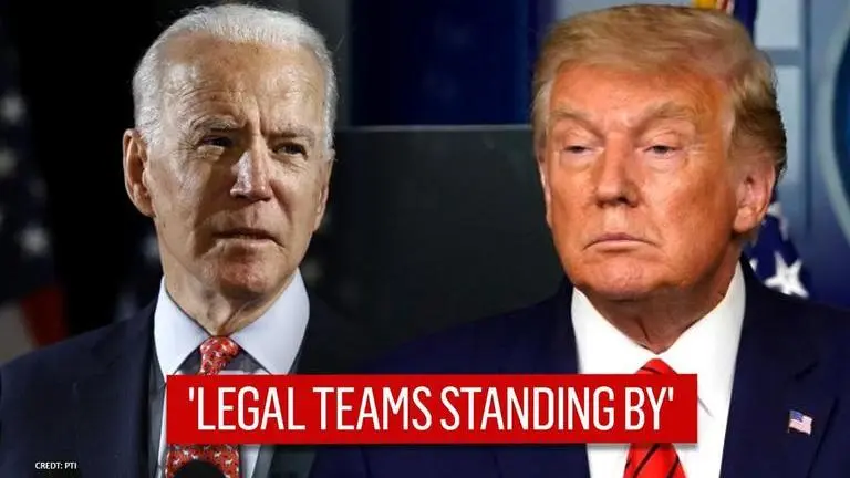 US election: Biden says legal teams 'ready to deploy' if Trump tries to halt vote count US election 2020