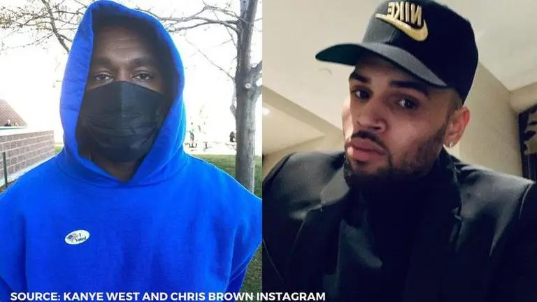 Kanye West gifts Chris Brown a $120K truck to celebrate '20 years in the game' Kanye West