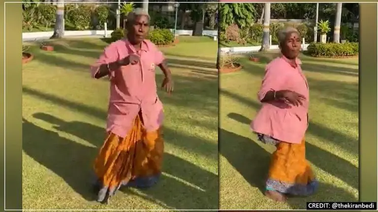 Granny dancing at Pongal celebration leaves netizens in awe; watch video Granny