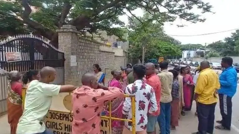 Three minor girls missing from Bengaluru school for 9 days, parents stage protest Bangalore