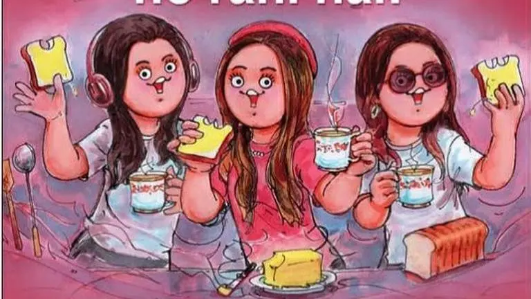 'Pav tea ho rahi hai': Amul joins the party with its latest doodle