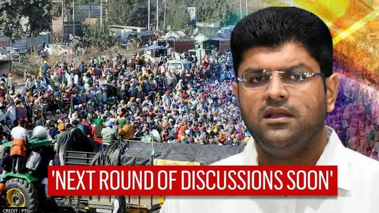 Chautala says Amit Shah, Narendra Tomar discussing farmers' stir; next round of talks soon Dushyant Chautala