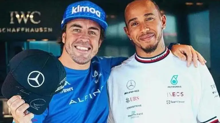 Lewis Hamilton and Fernando Alonso