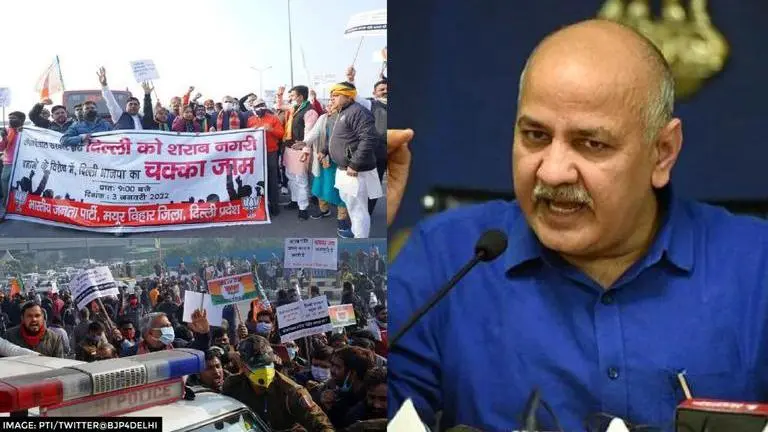 'BJP jolted by new liquor policy; committing hooliganism on Delhi streets': Manish Sisodia Manish Sisodia