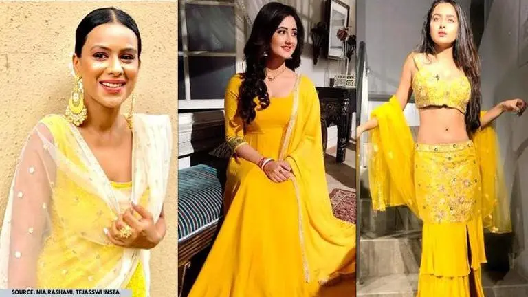 Nia Sharma to Rashami Desai: TV celebs sport yellow ethnic outfits with sheer elegance Nia Sharma