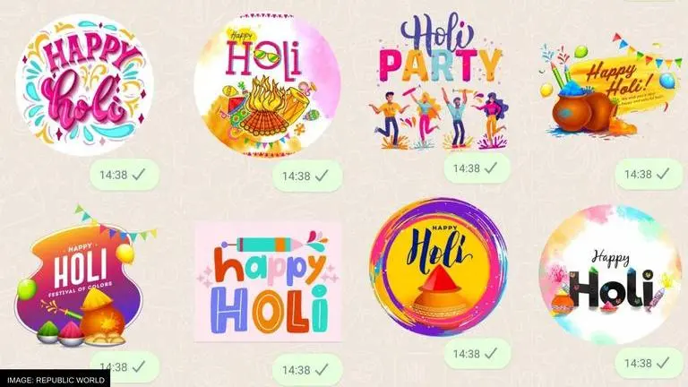 Happy Holi 2022: Here's how to download and send Holi stickers on WhatsApp happy Holi WhatsApp stickers: Here's how to download and send Holi stickers on WhatsApp
