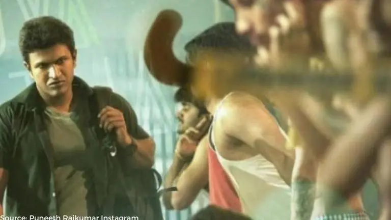 Puneeth Rajkumar's 'Yuvarathnaaa' hits the theatres and netizens can't keep calm In Image: Puneeth Rajkumar. Source: Puneeth Rajkumar Instagram