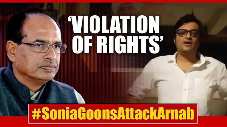 'Won't succeed in strangling truth': MP CM Shivraj shames Congress over attack on Arnab Shivraj Singh Chouhan